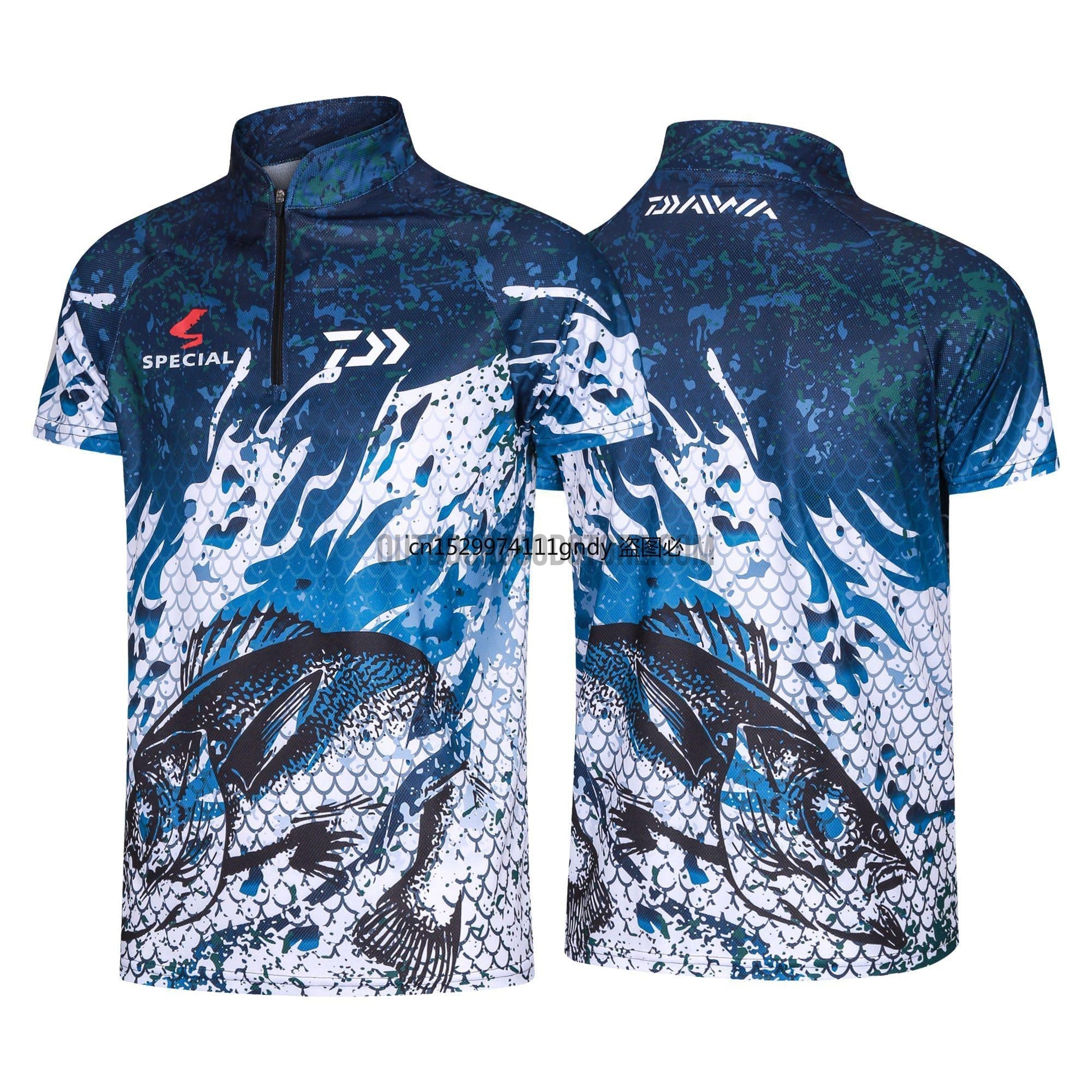 Bass Tournament Quick Dry UV Protection Fishing Jersey – Outdoor