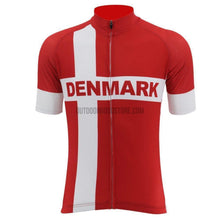 DENMARK Country Team Retro Cycling Jersey-cycling jersey-Outdoor Good Store