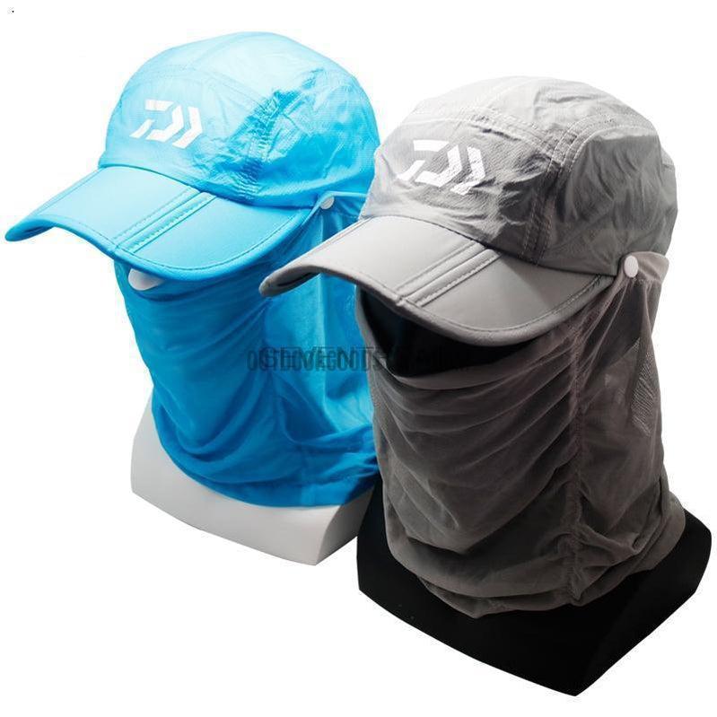 Men DAIWA Fishing Hats Sunshade Ourdoor Breathable Fishing Cap