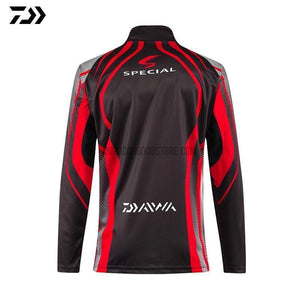 Daiwa Long Sleeve Pull Over Fishing Jersey-fishing jersey-Outdoor Good Store