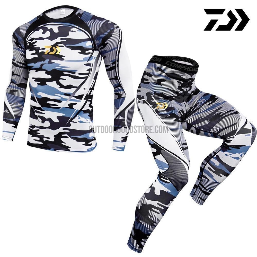 Daiwa Quickdry UV 40+ Compression Underwear Lining Fishing Shirt