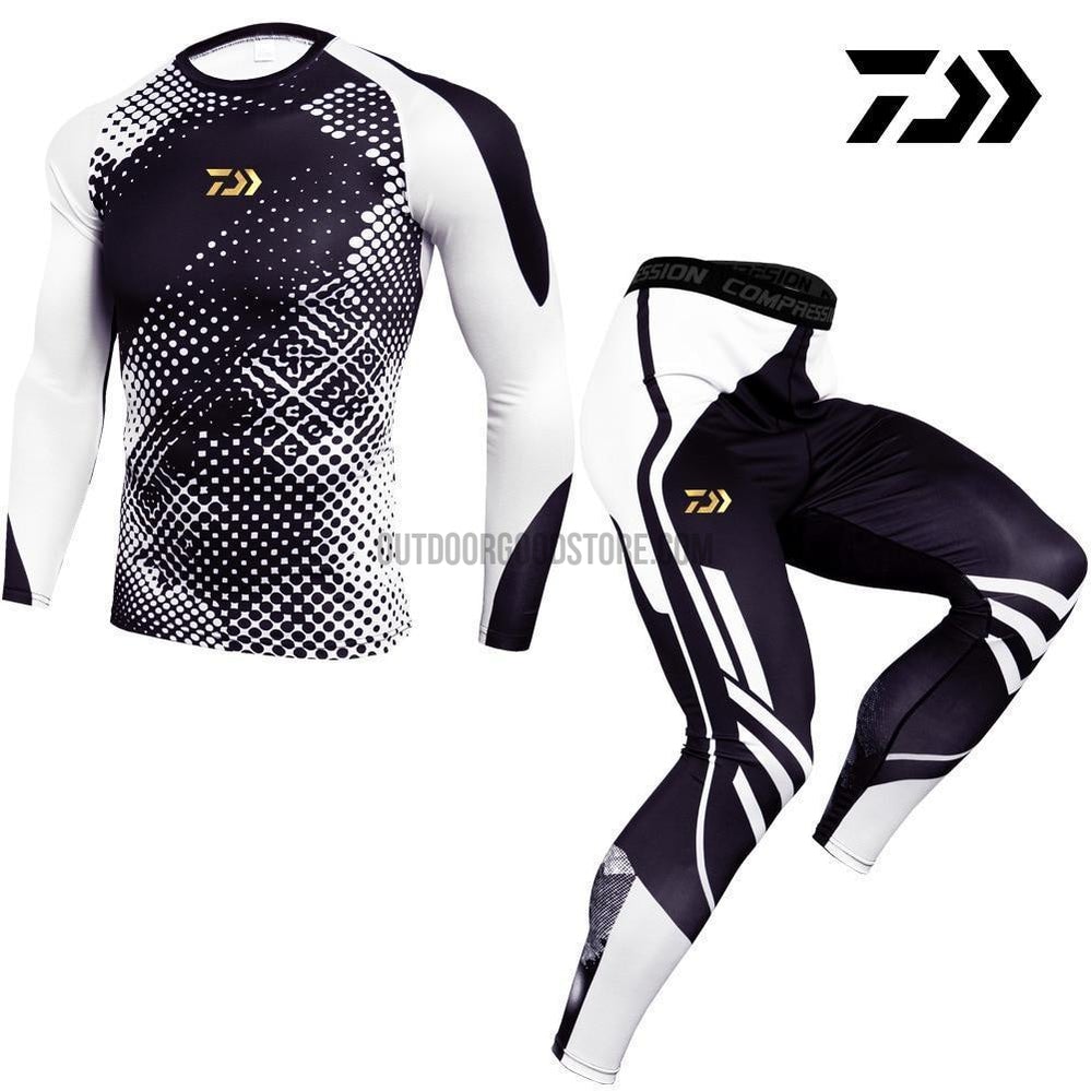 Brand Daiwa Fishing Clothing Sets Men Breathable Sports Wear Set