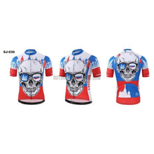 Day of Dead Skull Wolf USA Spain France Russia Cycling Jersey-cycling jersey-Outdoor Good Store