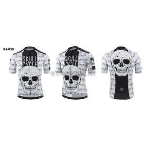 Day of Dead Skull Wolf USA Spain France Russia Cycling Jersey-cycling jersey-Outdoor Good Store