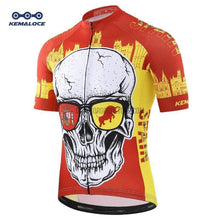 Day of Dead Skull Wolf USA Spain France Russia Cycling Jersey-cycling jersey-Outdoor Good Store