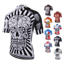 Day of Dead Skull Wolf USA Spain France Russia Cycling Jersey-cycling jersey-Outdoor Good Store