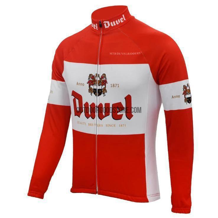 Duvel Beer Long Sleeve Cycling Jersey-cycling jersey-Outdoor Good Store