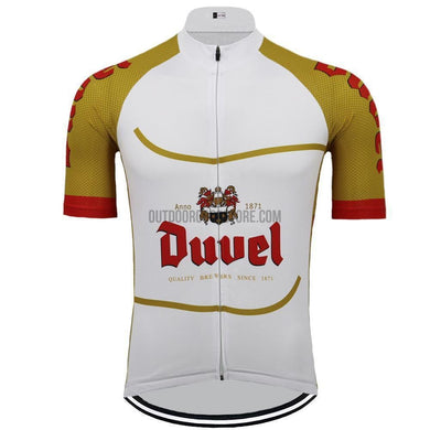 Duvel Gold Beer Retro Cycling Jersey-cycling jersey-Outdoor Good Store