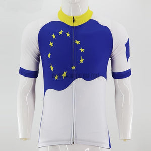 European Union Retro Cycling Jersey-cycling jersey-Outdoor Good Store