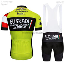 Euskadi Green Pro Retro Short Cycling Jersey Kit-cycling jersey-Outdoor Good Store
