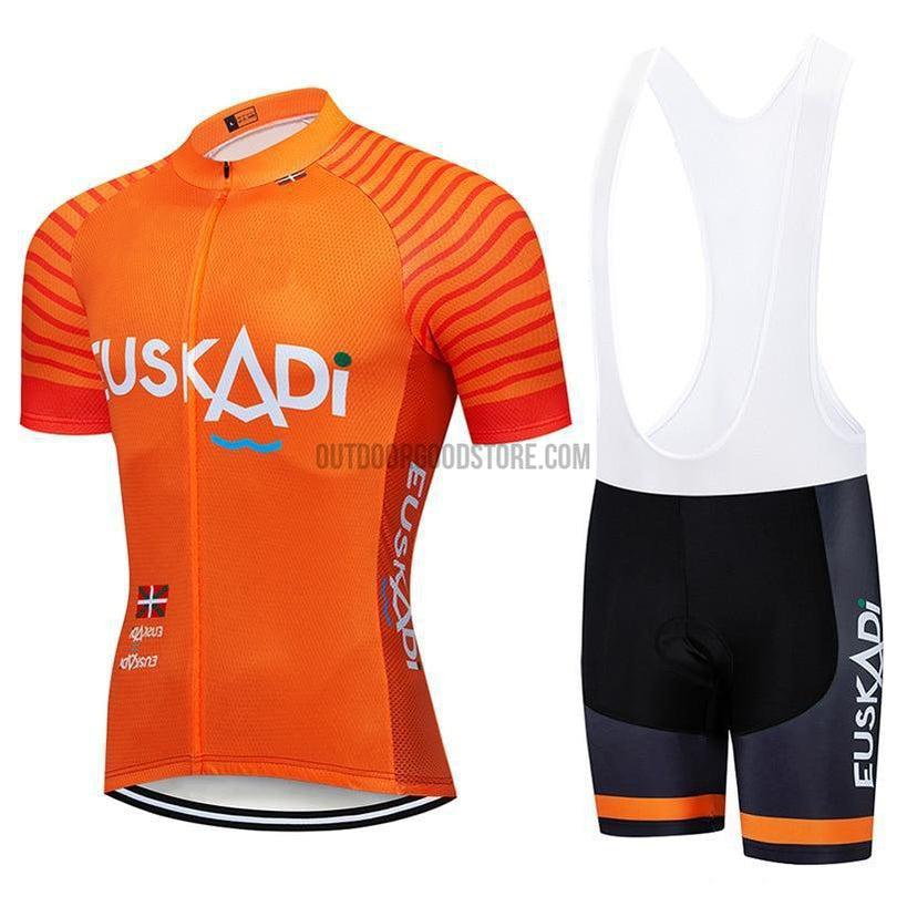 Euskadi Pro Retro Short Cycling Jersey Kit-cycling jersey-Outdoor Good Store