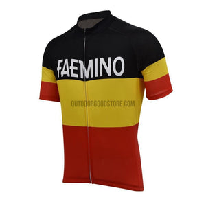 Faemino Belgium Retro Cycling Jersey-cycling jersey-Outdoor Good Store