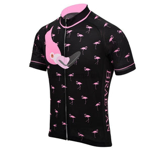 Flamingo Retro Cycling Jersey-cycling jersey-Outdoor Good Store