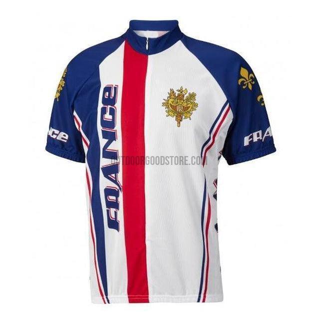 France Pro Retro Cycling Jersey-cycling jersey-Outdoor Good Store