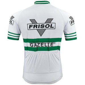 Frisol Gazelle Retro Cycling Jersey-cycling jersey-Outdoor Good Store