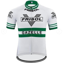 Frisol Gazelle Retro Cycling Jersey-cycling jersey-Outdoor Good Store