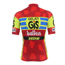 GIS Gelati Red Retro Cycling Jersey-cycling jersey-Outdoor Good Store