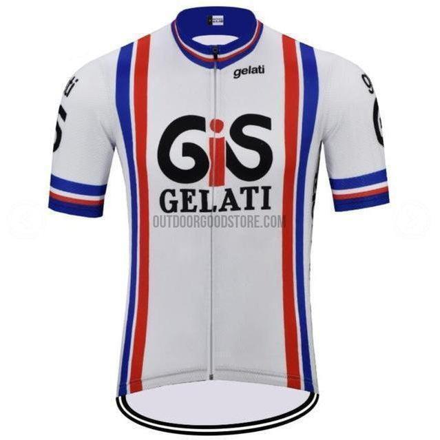 GIS Gelati Retro Cycling Jersey-cycling jersey-Outdoor Good Store