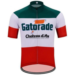 Gatorade Chateau D'Ax Retro Cycling Jersey-cycling jersey-Outdoor Good Store