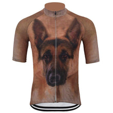 German Shepherd Dog Retro Cycling Jersey-cycling jersey-Outdoor Good Store