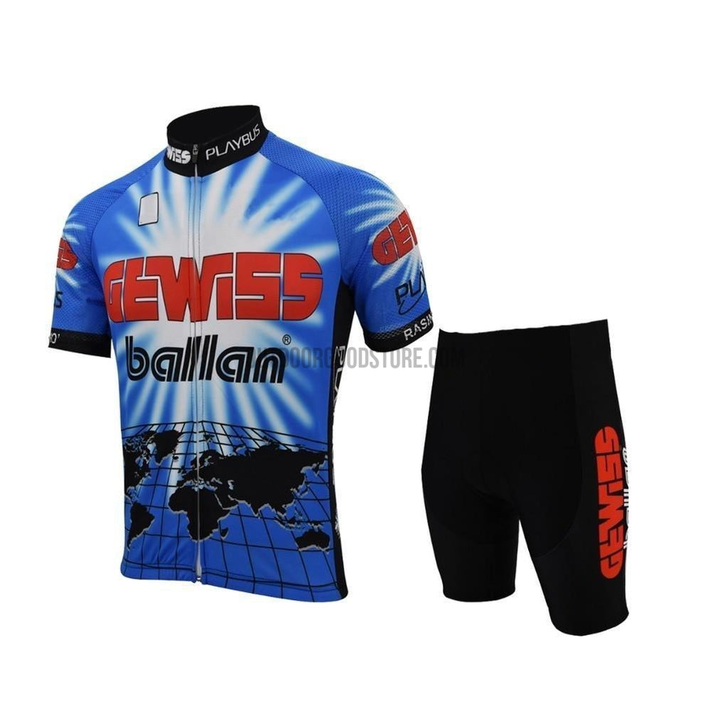 Gewiss Balan Retro Cycling Jersey Kit-cycling jersey-Outdoor Good Store