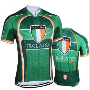 Green Ireland Cycling Jersey-cycling jersey-Outdoor Good Store