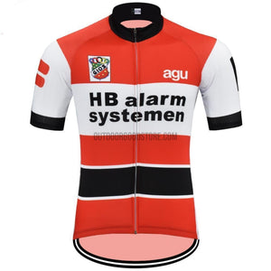 HB Alarm Systemen Retro Cycling Jersey-cycling jersey-Outdoor Good Store
