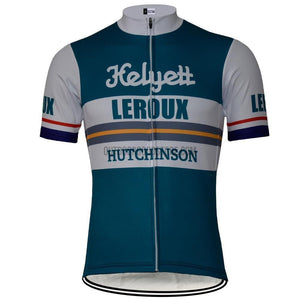 Heylett Leroux Hutchinson Retro Cycling Jersey-cycling jersey-Outdoor Good Store