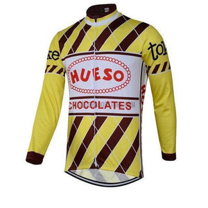 Hueso Chocolates Long Cycling Jersey-cycling jersey-Outdoor Good Store