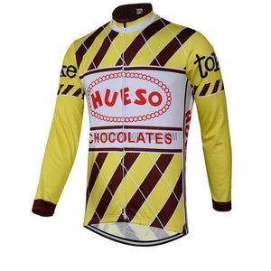 Hueso Chocolates Long Cycling Jersey-cycling jersey-Outdoor Good Store