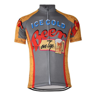 Ice Cold Beer Retro Cycling Jersey-cycling jersey-Outdoor Good Store