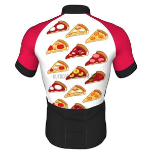 Italy Pizza Retro Cycling Jersey (Customizable)-cycling jersey-Outdoor Good Store