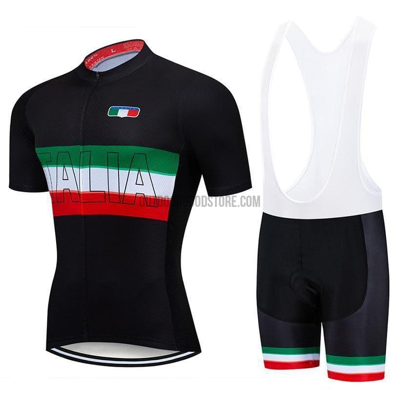 Italy Pro Retro Short Cycling Jersey Kit-cycling jersey-Outdoor Good Store
