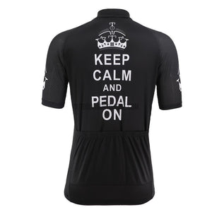 Keep Calm Pedal On Cycling Jersey-cycling jersey-Outdoor Good Store