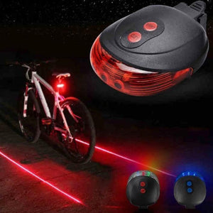 LED Bike Safety Rear Light with Trailing Lasers-Bicycle Light-Outdoor Good Store