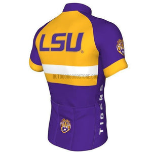 LSU Tigers Retro Cycling Jersey-cycling jersey-Outdoor Good Store