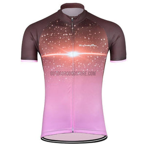Light Stars Space Galaxy Retro Cycling Jersey-cycling jersey-Outdoor Good Store