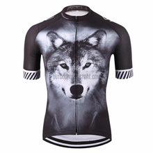 Lone Wolf Retro Cycling Jersey-cycling jersey-Outdoor Good Store