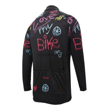 Love My Bike Long Sleeve Cycling Jersey-cycling jersey-Outdoor Good Store