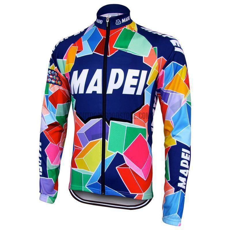 MAPEI Long Sleeve Cycling Jersey-cycling jersey-Outdoor Good Store