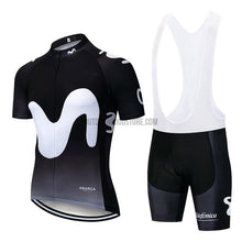 MSTR Black Pro Retro Short Cycling Jersey Kit-cycling jersey-Outdoor Good Store