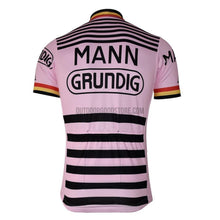 Mann Pink Retro Cycling Jersey-cycling jersey-Outdoor Good Store