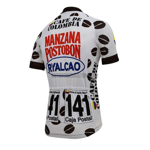Manzana Ryalcao Vuelta a Espana Spain 1989 Retro Cycling Jersey-cycling jersey-Outdoor Good Store