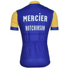 Mercier Hutchinson Blue Retro Cycling Jersey-cycling jersey-Outdoor Good Store