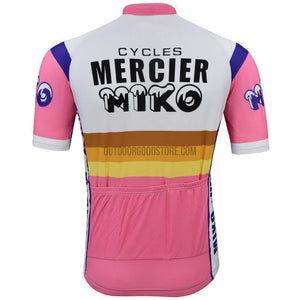Miko Mercier Vivagel Retro Cycling Jersey-cycling jersey-Outdoor Good Store