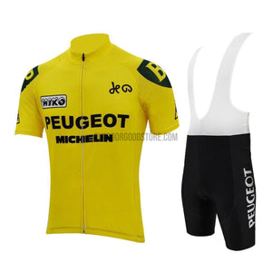 Miko Peugeot Michelin Retro Cycling Jersey Kit-cycling jersey-Outdoor Good Store