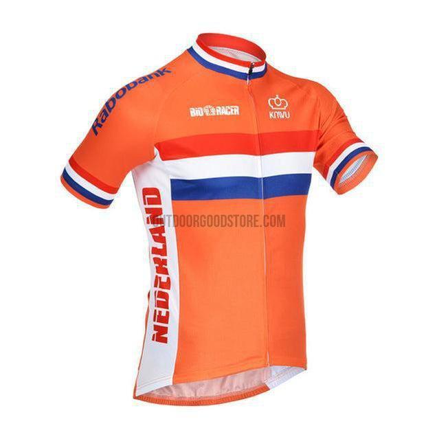 Netherland Orange Cycling Jersey-cycling jersey-Outdoor Good Store