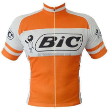 Orange BIC Retro Cycling Jersey-cycling jersey-Outdoor Good Store