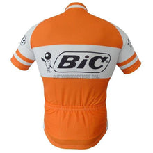 Orange BIC Retro Cycling Jersey-cycling jersey-Outdoor Good Store