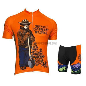 Orange Cycling Jersey Kit-cycling jersey-Outdoor Good Store